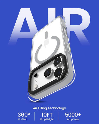 Funda Ornarto Air Para iPhone Pro Max Gris