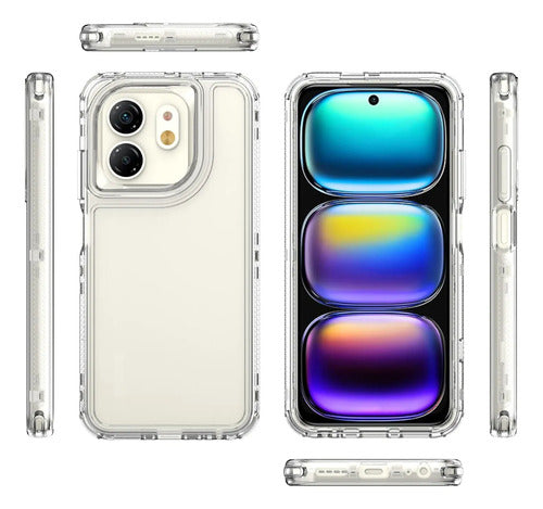 Funda Protectora Anti-caída Para Infinix Hot 50i Y Smart Transparente Lisa