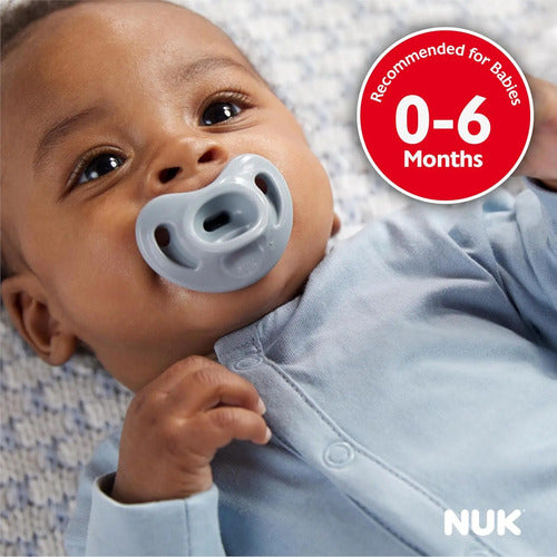 Chupet Nuk Timeless Comfy 100% Silicona, 0-6m, 5-pack Multicolor 0-6 Meses
