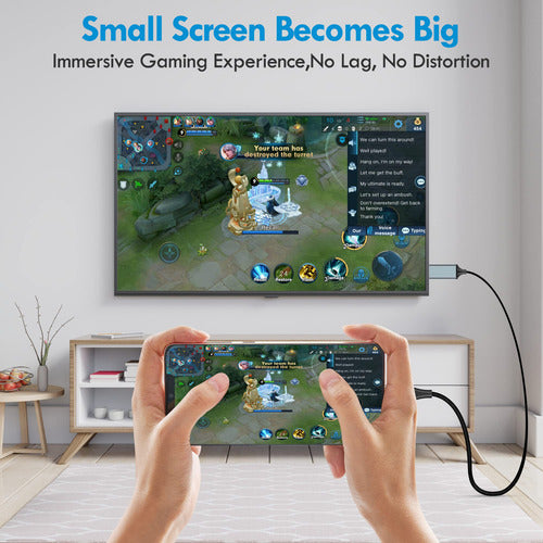 Adaptador Lightning A Hdmi De Alta Definición Para iPhone Color