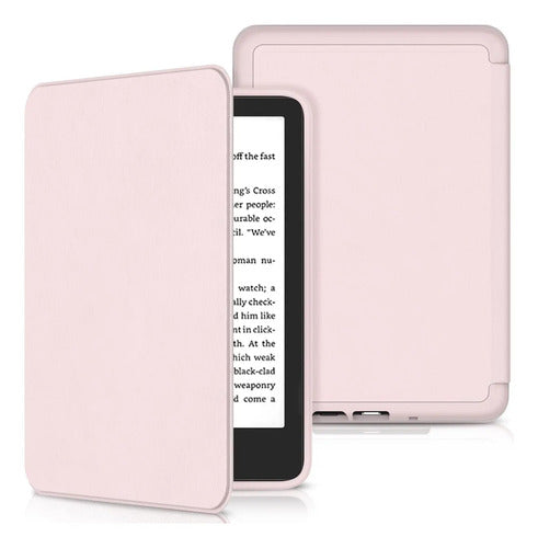 Funda Para Kindle 6 Pulgadas 2024 Y 2022 (11 Gen) Rosa Claro
