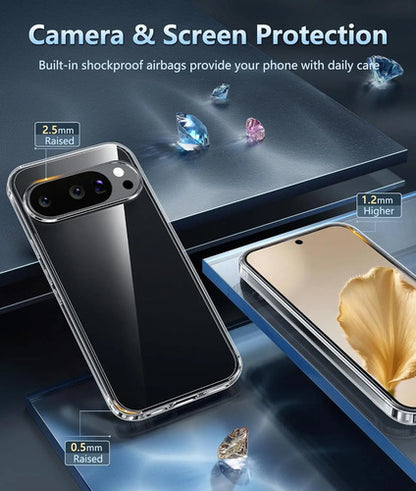 Funda Transparente Antigolpes Para Google Pixel Transparente