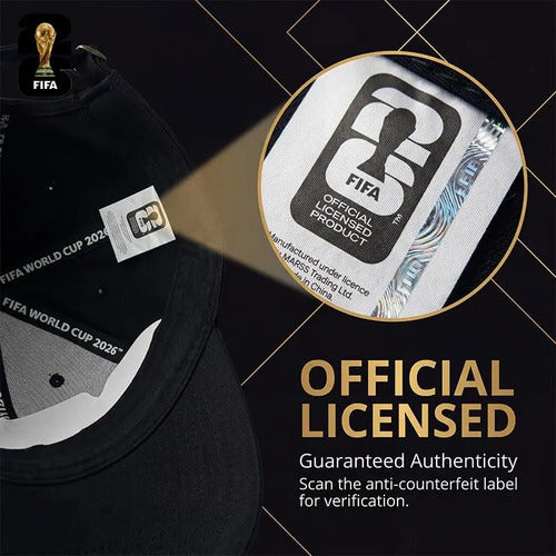 Gorro Fifa World Cup 2026 Negro Lisa Único