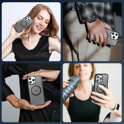 Funda Transparente Temdan Para iPhone 16 Pro Max, Compati... Negro