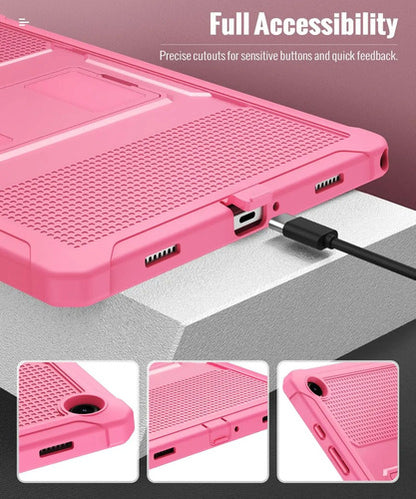 Funda Para Galaxy Tab A9 Plus 11-inch 2023, Negra Rosa Chicle