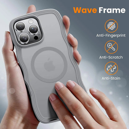 Funda Para iPhone 16 Pro Con Correa Gris Lisa