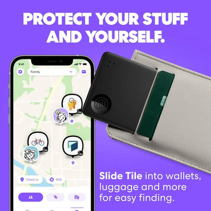 Rastreador Bluetooth, Localizador De Billeteras Negro