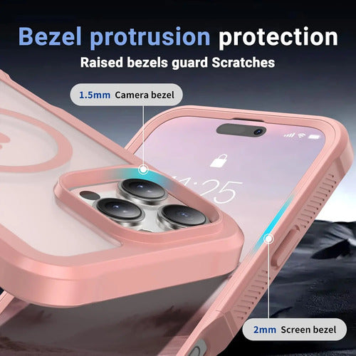 Funda Magnética Para iPhone Pro Max Rosa