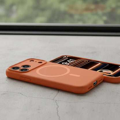Funda Miracase Magnética Para iPhone 17 Pro Max, Naranja Naranja