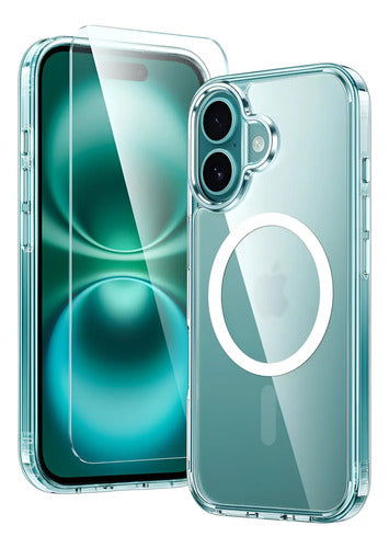 Funda Transparente Para iPhone 16 Transparente