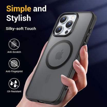 Funda Transparente Temdan Para iPhone 16 Pro Max, Compati... Negro