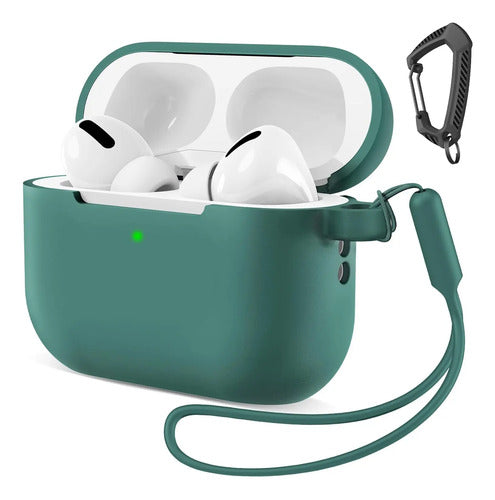 Funda Para AirPods Pro 3 Con Llavero Y Correa