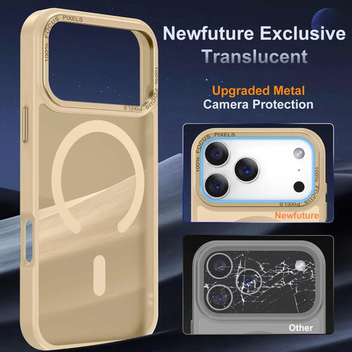 Funda Para iPhone 17 Pro Magnetica Crema