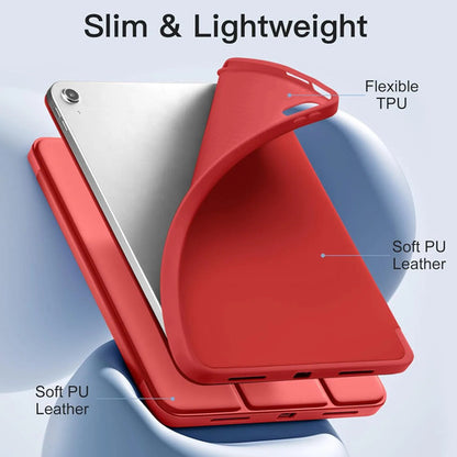 Funda Akkerds Para iPad A16 De 11a Gen Y iPad 10.9  2022 Rojo
