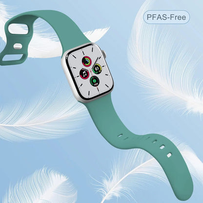 Correa Deportiva De Silicona Para Apple Watch Verde Oscuro 1 Cm