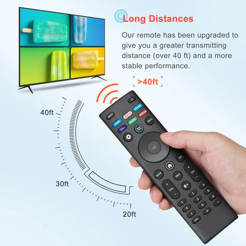 Control Remoto Universal Xrt140 Para Vizio Smart Tv