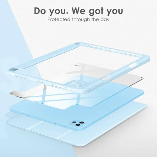 Funda iPad Air 11 2024/2025 Y iPad Pro 11'' (4ta/3ra Gen) Celeste