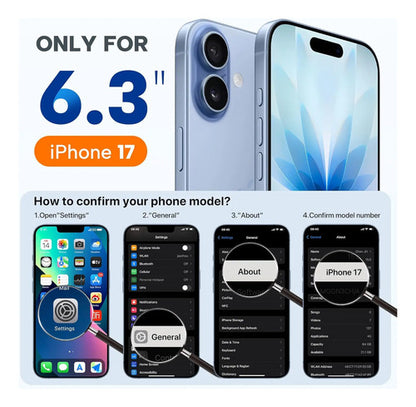 Funda Magnética Miracase Para iPhone 17 Azul
