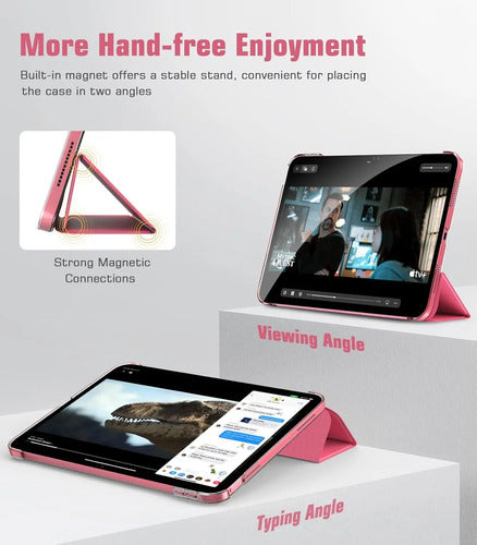 Funda Timovo Para iPad A16 11th Gen 2025 Rosa Chicle