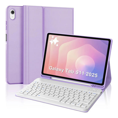 Funda Con Teclado Para Samsung Galaxy Tab S11 11' Morado