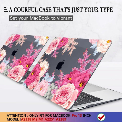 Funda Floral Cissook Para Macbook Pro 13 Inch Floreado