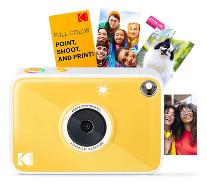 Cámara Digital Kodak Printomatic+ Instant Print 10mp Rosa Amarillo