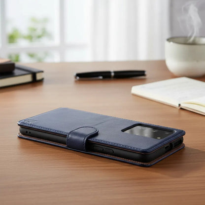 Funda Cartera De Cuero Para Samsung Galaxy S20 Ultra Azul
