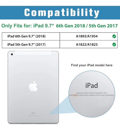 Funda Para iPad 9.7 Pulgadas 6ta/5ta Generación ...