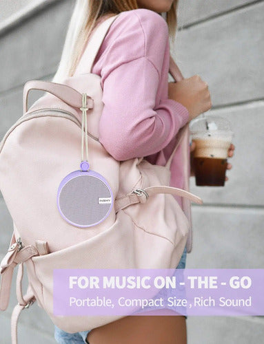 Parlante Bluetooth Impermeable Violeta