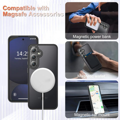 Funda Magnética Mate Para Samsung Galaxy S25+ Plus Negro