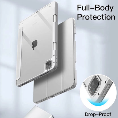Funda Para iPad Pro 11 Pulgadas Con Soporte Para Lapiz Plateado