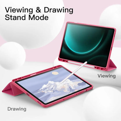 Funda Jetech Para Samsung Galaxy Tab S10 Lite / S10 Fe / ... Rosa Lisa