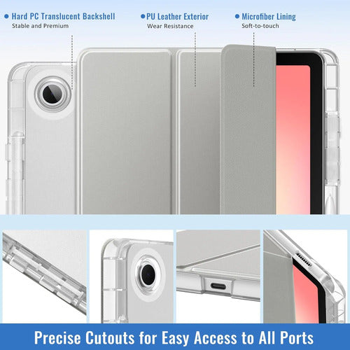 Funda Para Samsung Galaxy Tab S10 Lite Plata