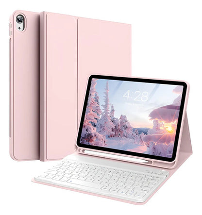 Funda Con Teclado iPad De 10a/11a Gen. 11/10.9 PuLG, A16 Rosa Claro