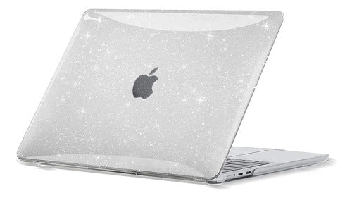 Carcasa Funda Transparente Para Macbook Air 13.6' Plateado