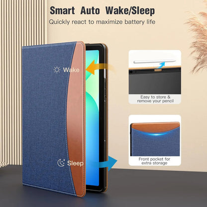 Funda Para Samsung Galaxy Tab S10 Lite/s10 Fe/s9 Fe/... Azul Oscuro