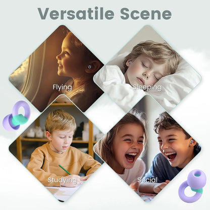 Tapones De Oído Para Niños, Reducción De Ruido Verde Oscuro