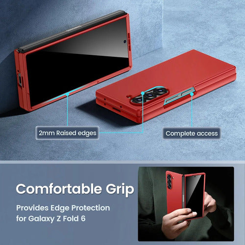 Funda Para Samsung Galaxy Z Fold 6 Rojo