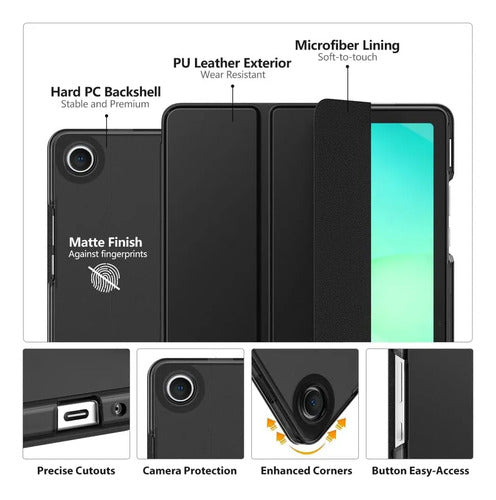 Funda Para Samsung Galaxy Tab A11 Plus/a9 Plus 11 Negro