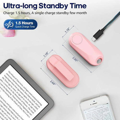 E-reader Control Remoto Girador De Paginas Rosa