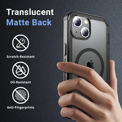 Funda Para iPhone 14, Protección Militar Y Antideslizante Negro
