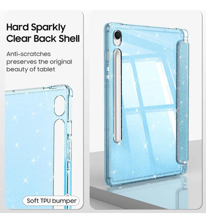 Funda Para Samsung Galaxy Tab S10 Lite/s10 Fe/s9 Azul Claro