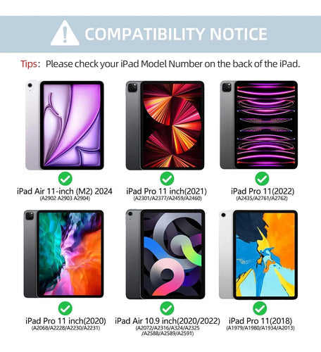Funda Con Tecladopara iPad Pro Azul