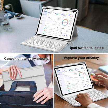 Funda Con Teclado Para Xiaomi Redmi Pad Pro 12.1 Gris
