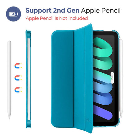 Funda Para iPad Mini 7 A17 Pro 2024/mini 6 2... Turquesa