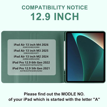 Funda Con Teclado Para iPad Air Y Pro Verde Oscuro