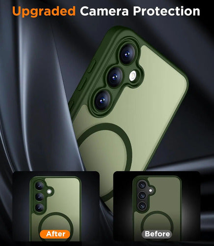 Funda Magnética Para Samsung Galaxy S25 Fe Verde