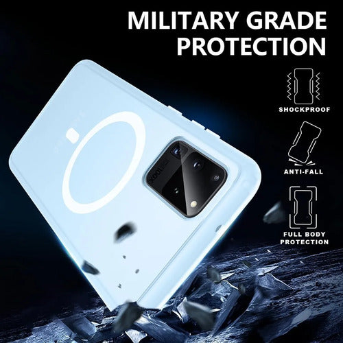 Funda Magnética Tianniuke Para Samsung Galaxy S20 Ultra Blanco
