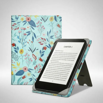 Funda Para Kindle De 6 Pulgadas Con Soporte Floreado