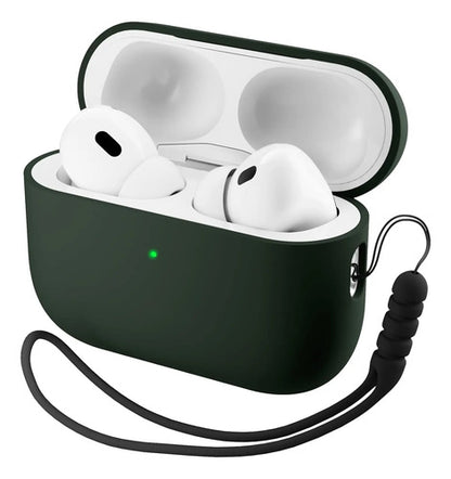 Funda Ornarto De Silicona Híbrida Para AirPods Pro 3 - Negra